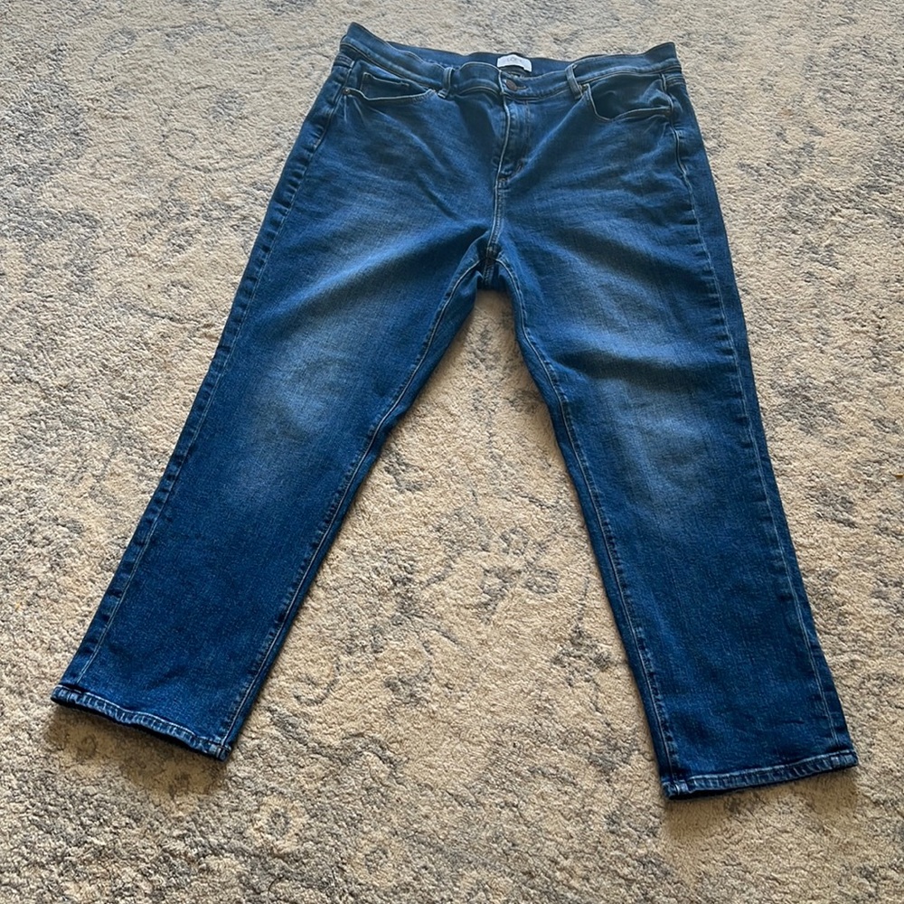 Size 14 loft high rise girlfriend jeans